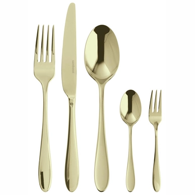 Pince à Servir Comas En Acier Inoxydable Doré PVD - Longueur 24 Cm - Modèle élégant Pour Champagne/apéritif - Neuf